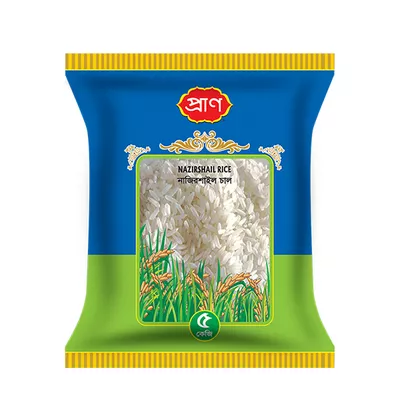 প্রান নাজিরশাল চাল ৫ কেজি